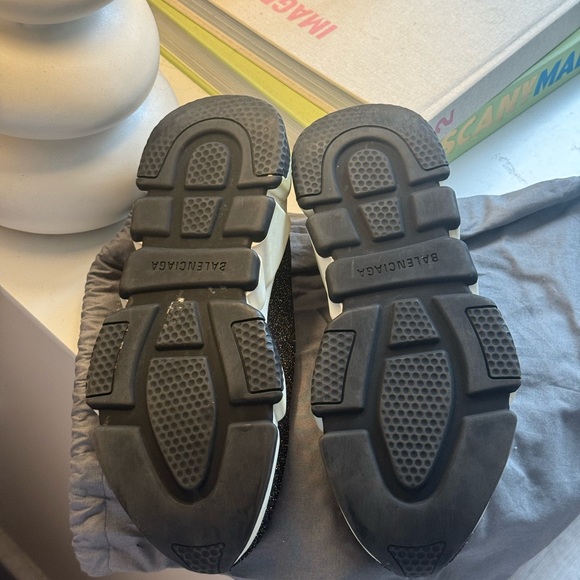 Balenciaga Black Sparkle Sneakers - Picture 5 of 7